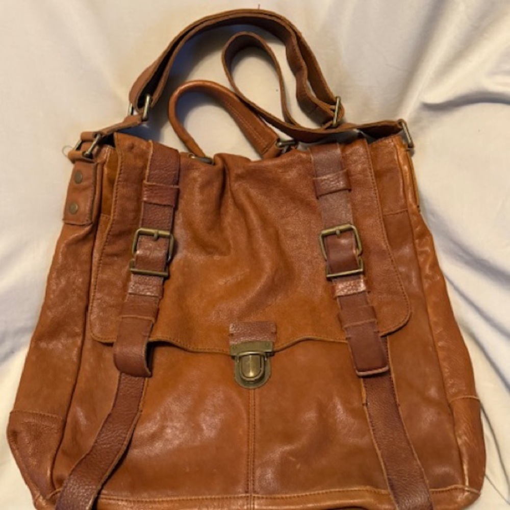 Brown Leather messenger bag